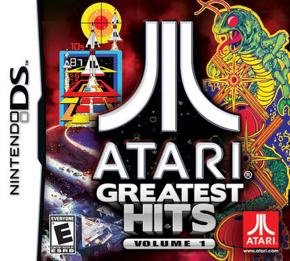 Atari's Greatest Hits Volume 1 cover art for Nintendo DS (DS) classic arcade game compilation video game
