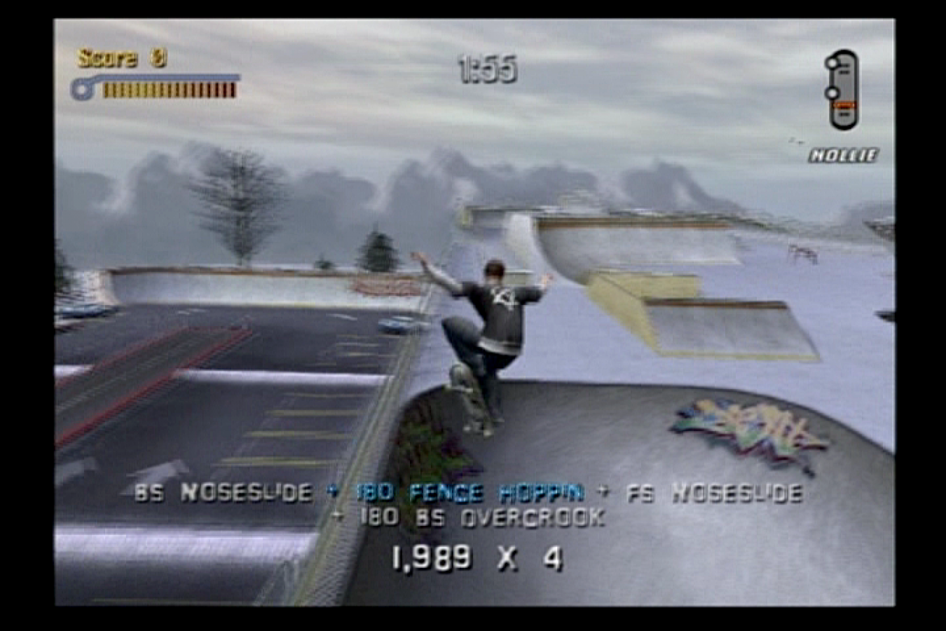 Tony Hawk's Pro Skater 3 – PlayStation 2 (PS2) video game gameplay, skateboarding sports action.