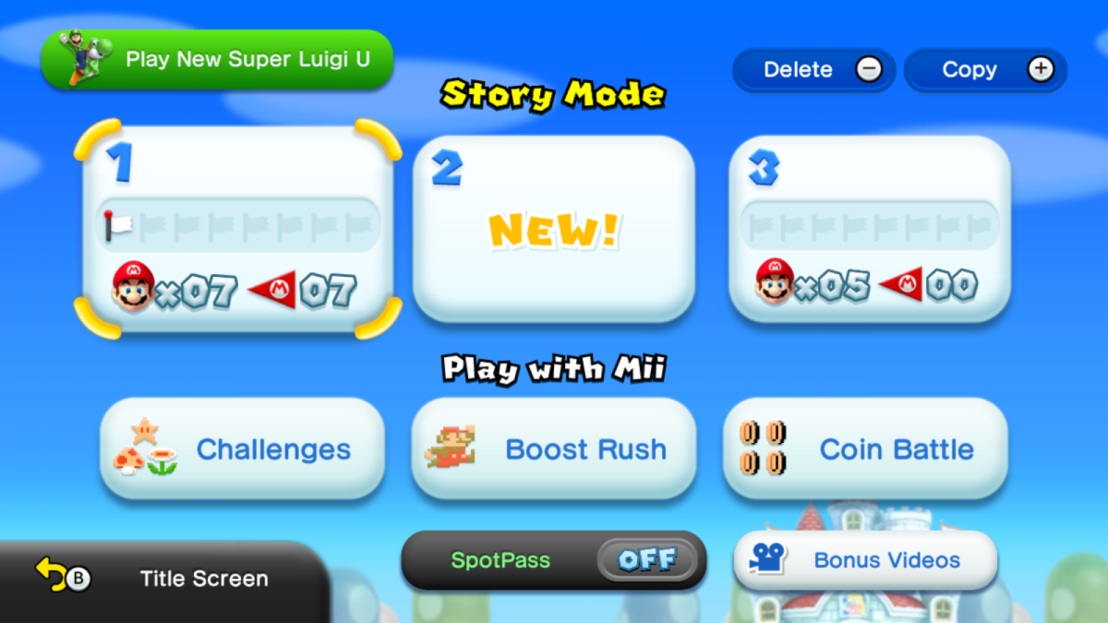 New Super Mario Bros. U + New Super Luigi U gameplay for Nintendo Wii U (WiiU) video game