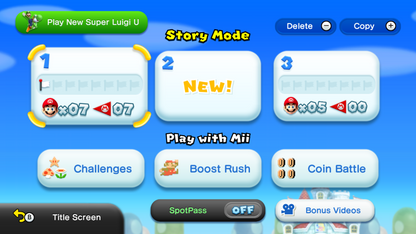 New Super Mario Bros. U + New Super Luigi U gameplay for Nintendo Wii U (WiiU) video game