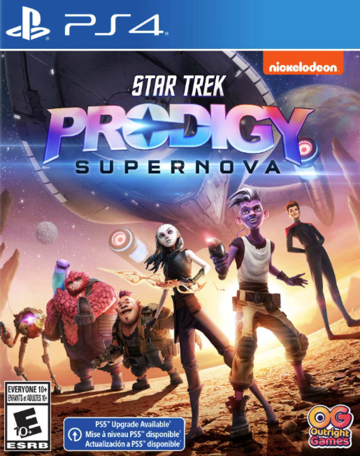 Star Trek Prodigy: Supernova – PlayStation 4 (PS4) video game cover image, action-adventure