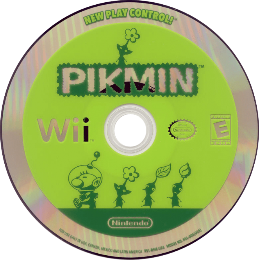 New Play Control: Pikmin – Nintendo Wii (Wii) real-time strategy puzzle action video game disc