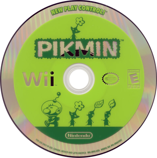 New Play Control: Pikmin – Nintendo Wii (Wii) real-time strategy puzzle action video game disc