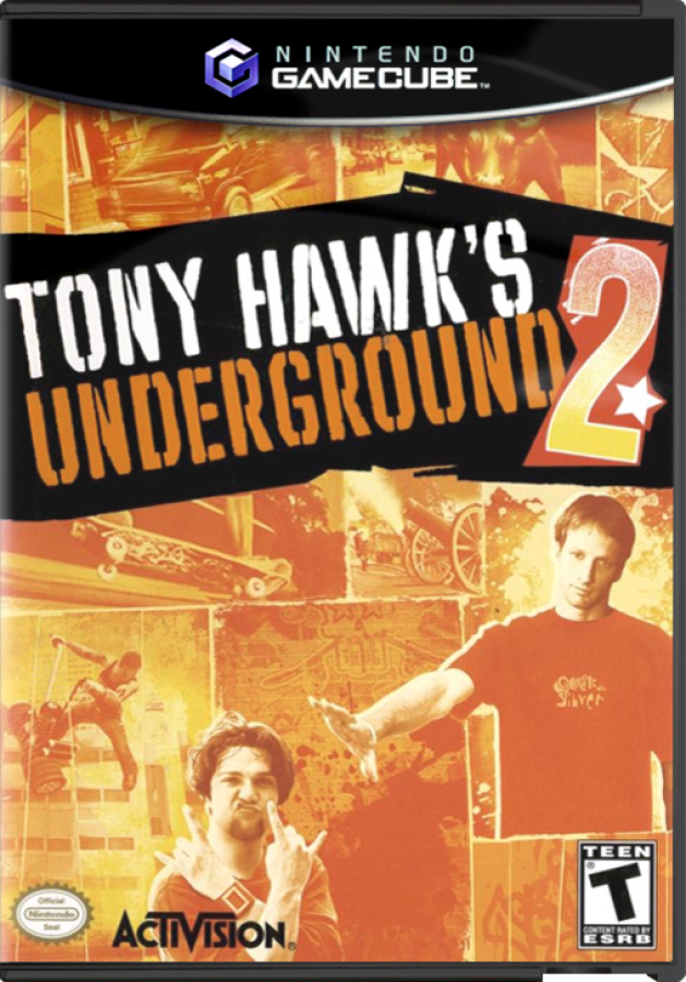 Tony Hawk's Underground 2 – GameCube (GC) Front Cover Box Art for this GameCube Video Game