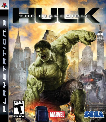 The Incredible Hulk cover art for PlayStation 3 (PS3) video game