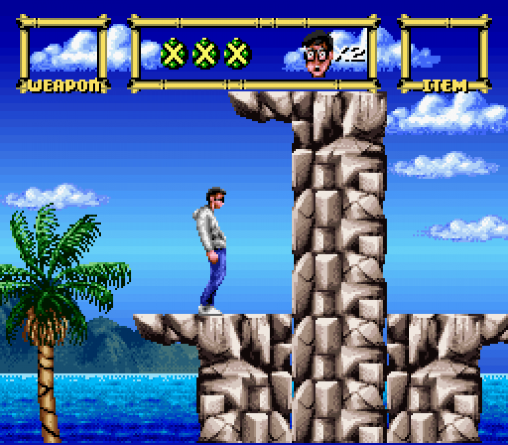 Lester the Unlikely gameplay image for Super Nintendo Entertainment System (SNES) retro video game