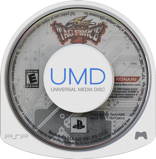 Yu-Gi-Oh! 5D's Tag Force 4 cover ar UMD Disc art for Playstation Portable (PSP)