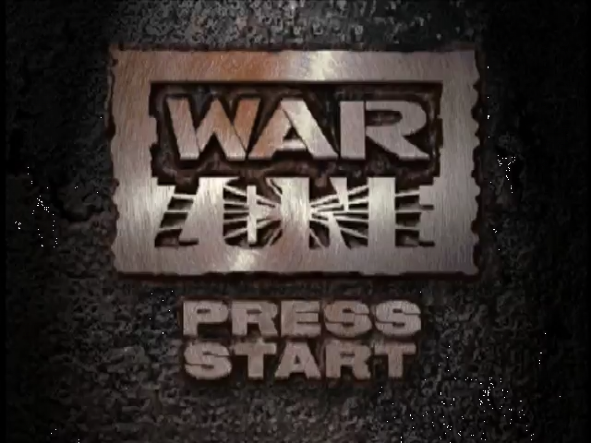 WWF War Zone title screen for Nintendo 64 N64 video game
