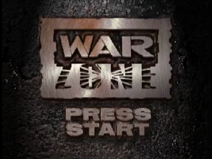 WWF War Zone title screen for Nintendo 64 N64 video game