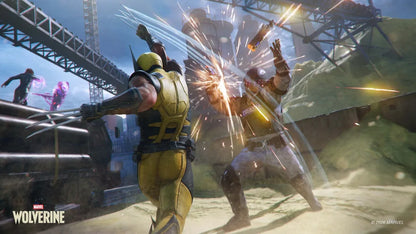 Marvel Wolverine PlayStation 5 PS5 video game featuring Wolverine action adventure gameplay Marvel superhero combat iconic Wolverine character claws intense battles exploration cinematic storytelling and mutant abilities Sony PlayStation 5 gaming collection collectible appeal gameplay 