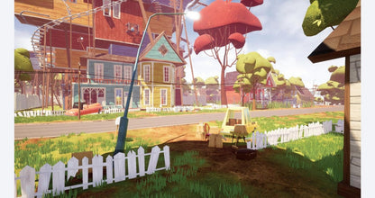 Hello Neighbor gameplay for Xbox One (XONE) stealth horror puzzle video game