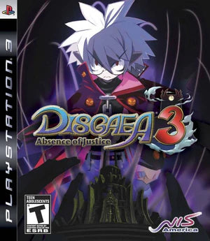 Disgaea 3: Absense of Justice cover art for PlayStation 3 (PS3) video game