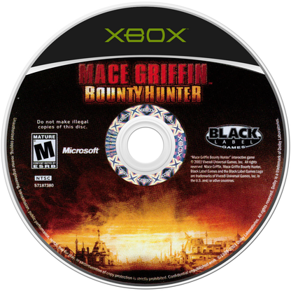Mace Griffin: Bounty Hunter disc for Xbox (XBOX) video game