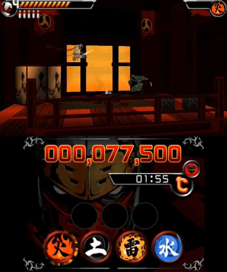 Shinobi gameplay for Nintendo 3DS (3DS) video game