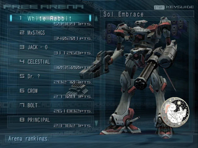 Retro Armored Core Nexus PS2 inspired design featuring futuristic mech combat aesthetic vintage PlayStation 2 customizable armored robots tactical warfare industrial sci fi environments high speed mechanized battles nostalgic FromSoftware action gameplay 
