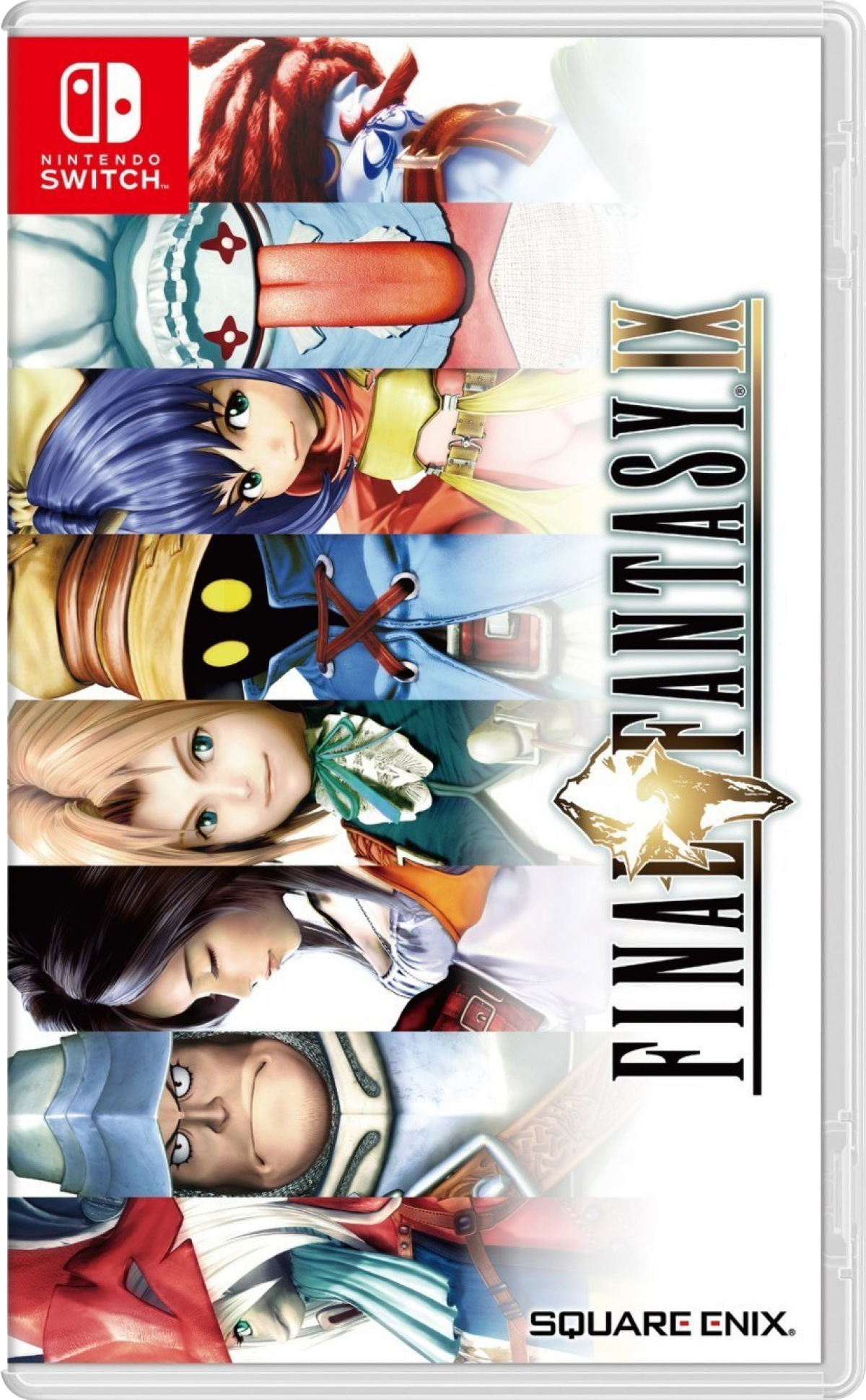Final Fantasy IX Nintendo Switch game featuring classic JRPG storytelling, turn-based combat, and a beloved fantasy adventure cover art