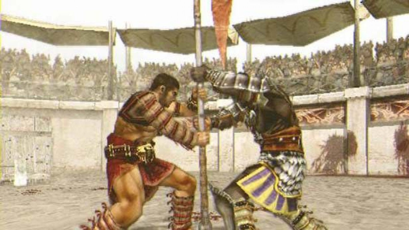 Shadow of Rome – PlayStation 2 (PS2) video game gameplay, action-adventure/hack-and-slash game.