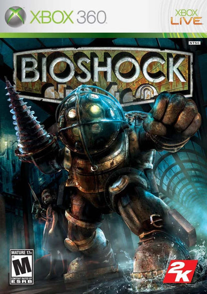 BioShock cover art for Xbox 360 (X360) first-person shooter video game