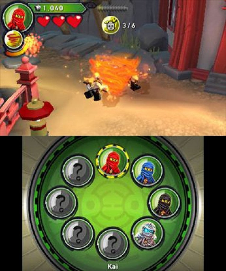 LEGO Ninjago: Shadow of Ronin gameplay for Nintendo 3DS (3DS) action adventure video game