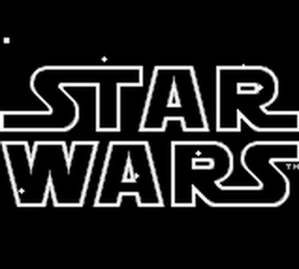 Star Wars title screen for Game Boy (GB) video game