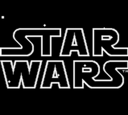 Star Wars title screen for Game Boy (GB) video game