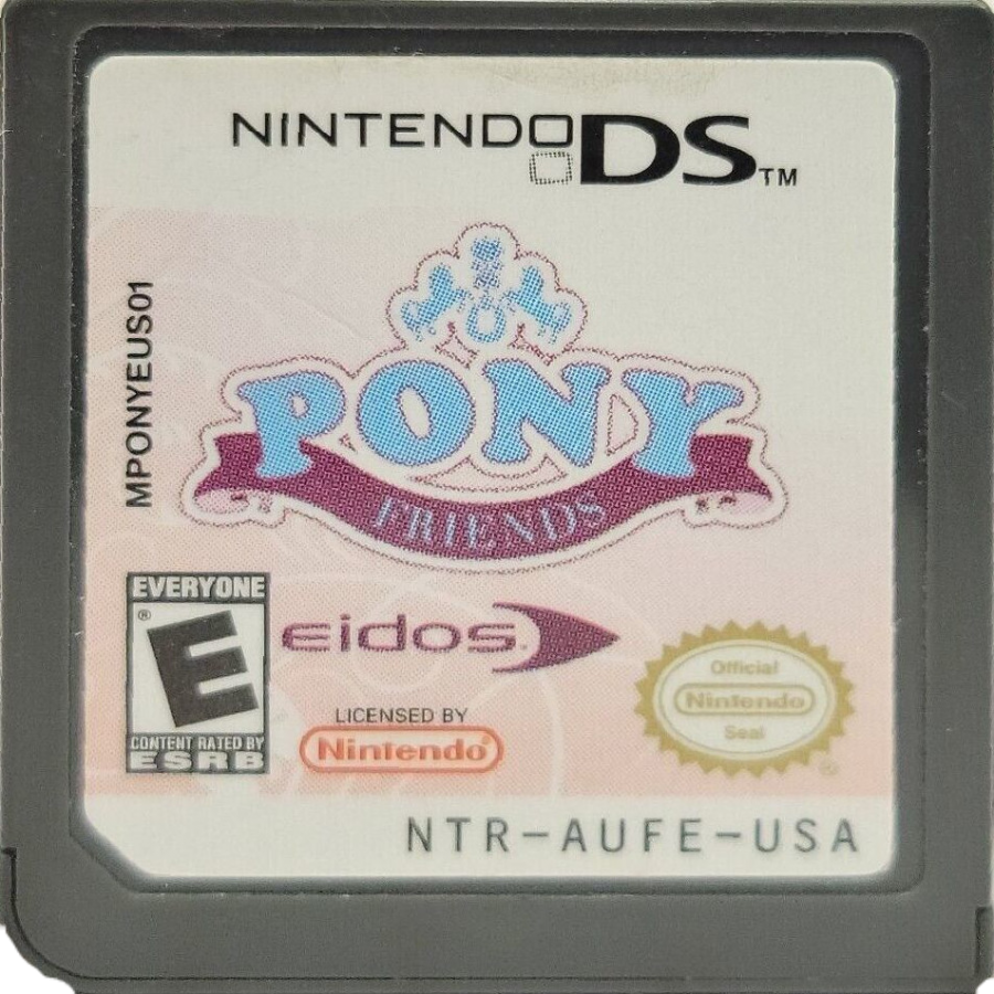 Pony Friends cartridge for Nintendo DS (DS) horse care simulation video game
