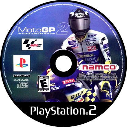 Moto GP 2 PlayStation 2 (PS2) motorcycle racing video game disc