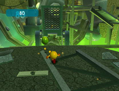 Pac Man World 3 GameCube Nintendo GameCube 3D platformer adventure game Pac Man action platforming puzzle solving ghost enemies arcade inspired gameplay Namco retro gaming GameCube software video game title gameplay