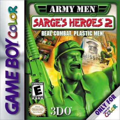 Army Men: Sarge's Heroes 2 cover art for Game Boy Color (GBC) video game