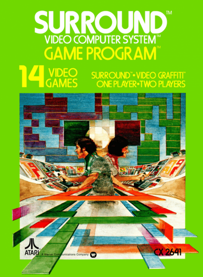 Surround cover art for Atari 2600 video game