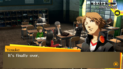 Persona 4 Golden Limited Run #214 SDCC Foil Nintendo Switch NS video game featuring role playing gameplay high school life simulation dungeon exploration turn based combat social links character development mystery storyline and memorable Persona characters limited edition collectible release Nintendo Switch gaming video game collection gameplay 
