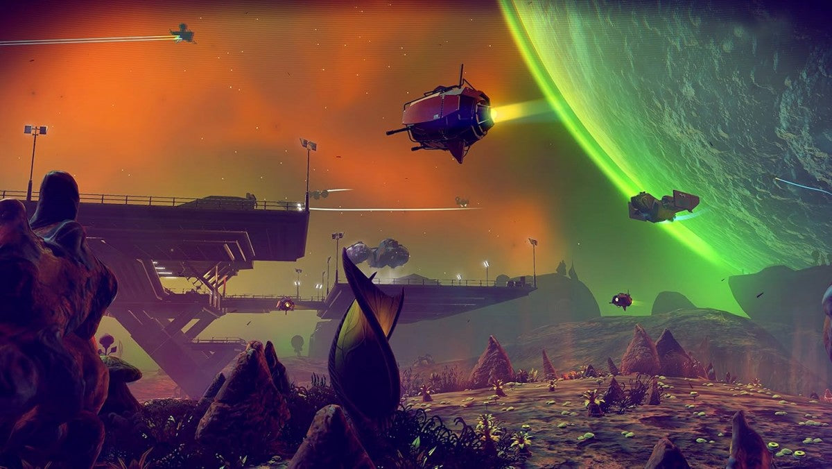 No Man’s Sky gameplay for Xbox One (XONE) action-adventure survival video game