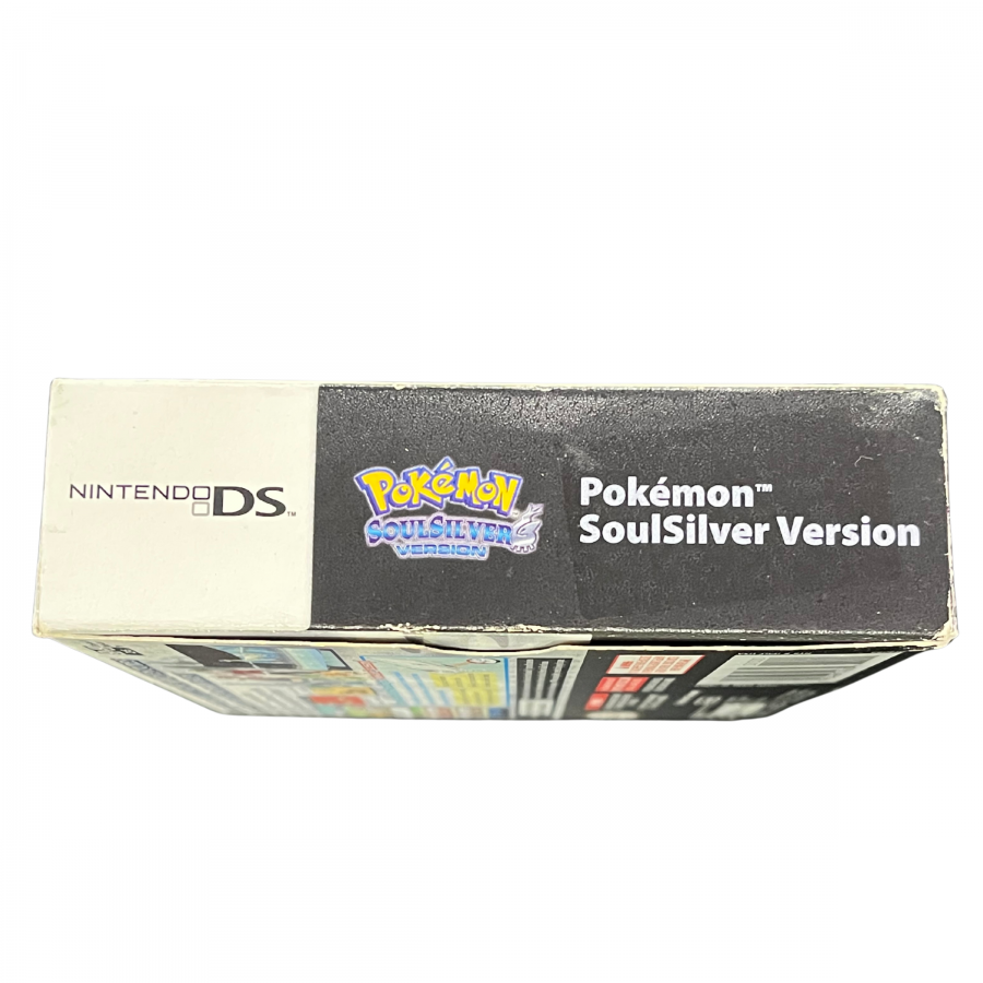 Pokémon SoulSilver Version Pokéwalker Bundle Nintendo DS DS video game featuring Pokémon role playing gameplay Johto region adventure Pokémon catching training and battling classic Pokémon characters rival battles gym leader challenges legendary Pokémon exploration Pokéwalker pedometer accessory walking based gameplay wireless connectivity and collectible bundle edition retro Nintendo handheld gaming collection collectible gaming appeal box art