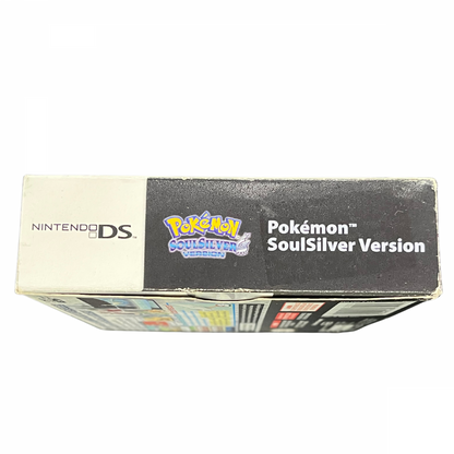 Pokémon SoulSilver Version Pokéwalker Bundle Nintendo DS DS video game featuring Pokémon role playing gameplay Johto region adventure Pokémon catching training and battling classic Pokémon characters rival battles gym leader challenges legendary Pokémon exploration Pokéwalker pedometer accessory walking based gameplay wireless connectivity and collectible bundle edition retro Nintendo handheld gaming collection collectible gaming appeal box art
