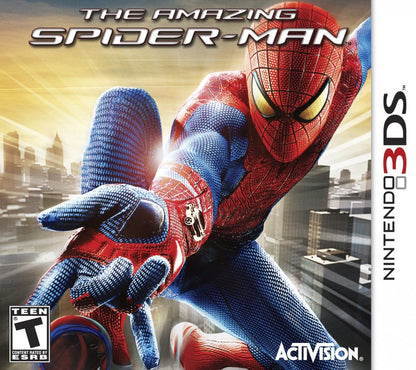 The Amazing Spider-Man cover art for Nintendo 3DS (3DS) action adventure video game