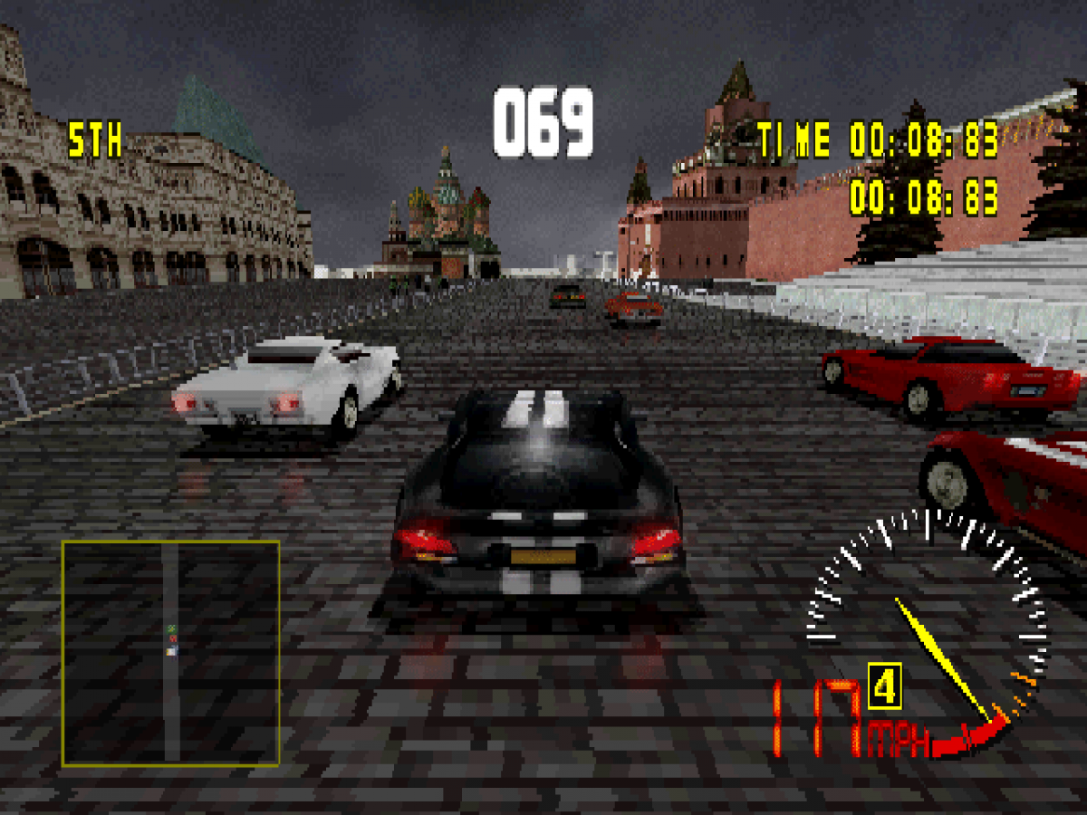 Test Drive 5 Greatest Hits PlayStation 1 PS1 video game, arcade racing, licensed sports cars, classic racing gameplay, retro Sony console title gameplay screenshot