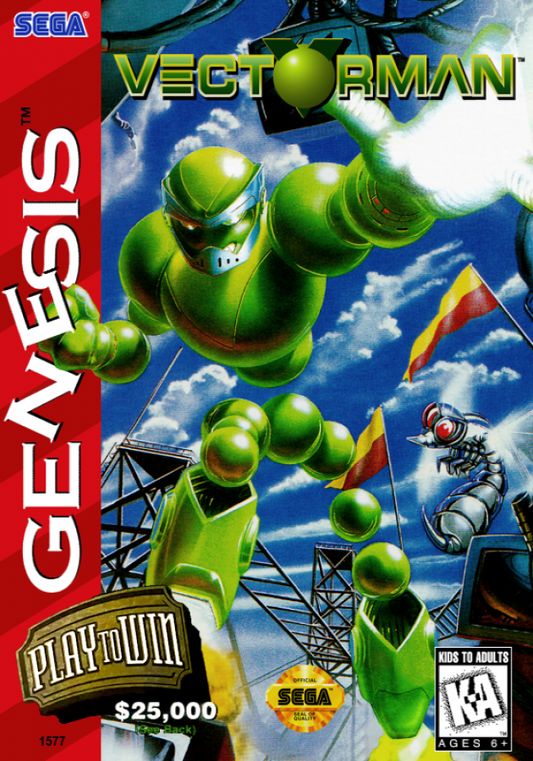 Vectorman cover art for Sega Genesis (GEN) video game