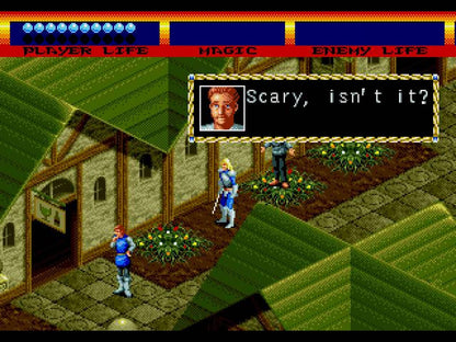 Light Crusader Sega Genesis retro video game action RPG gameplay (1995)
