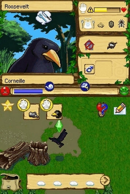 SimAnimals PAL for Nintendo DS with animal interaction and wilderness exploration simulation theme gameplay