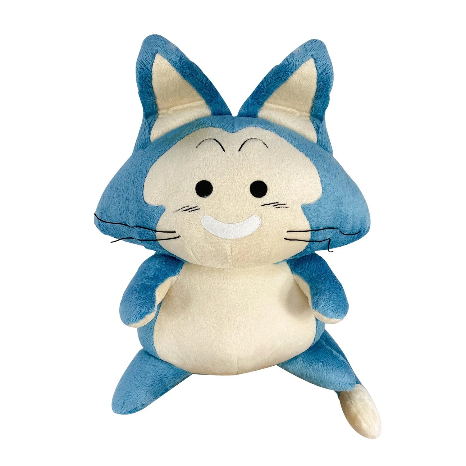 Puar 12 Inch Plush collectible Dragon Ball plush featuring Puar character design soft plush construction detailed anime styling adorable expression oversized 12 inch size huggable display collectible Dragon Ball merchandise and fan display appeal front