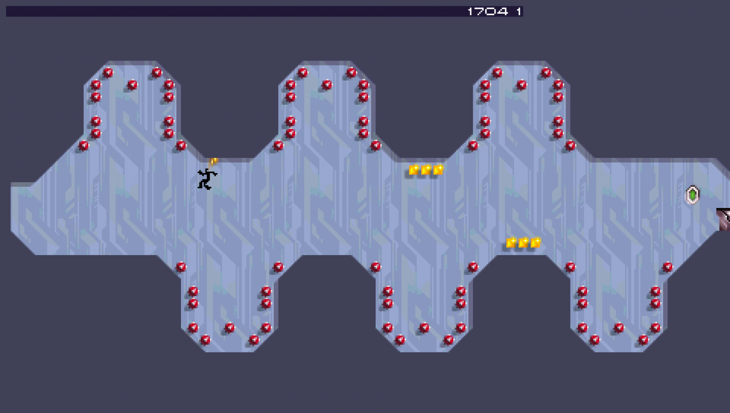 N+ gameplay for PlayStation Portable (PSP) action platformer game