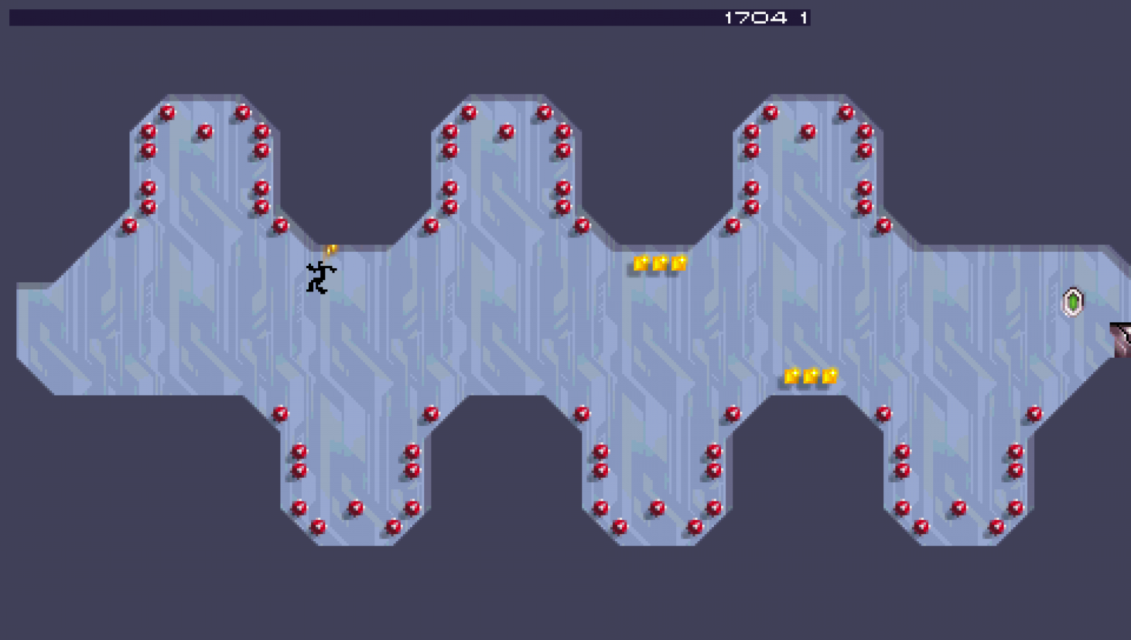 N+ gameplay for PlayStation Portable (PSP) action platformer game