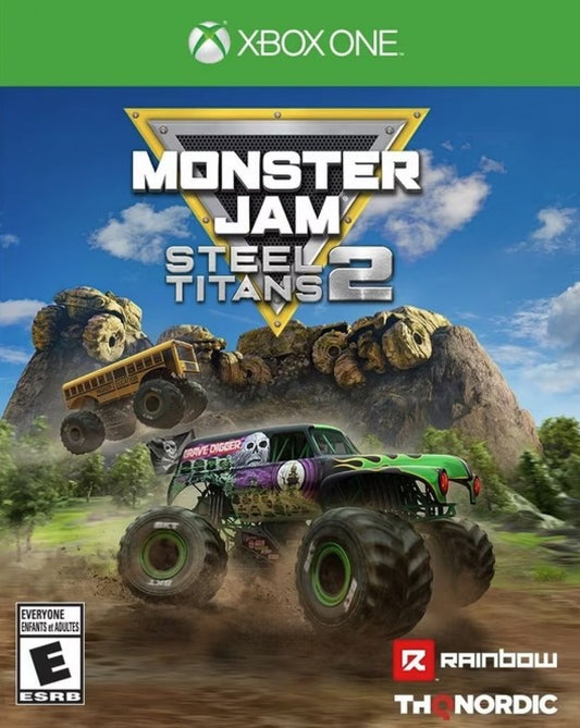 Monster Jam Steel Titans 2 cover art for Xbox One (XONE) racing video game