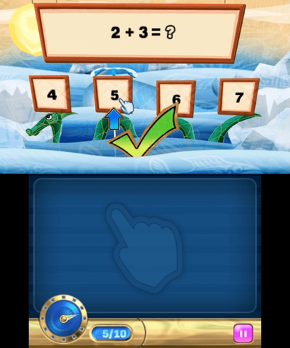 American Mensa Academy gameplay for Nintendo 3DS (3DS) educational puzzle video game