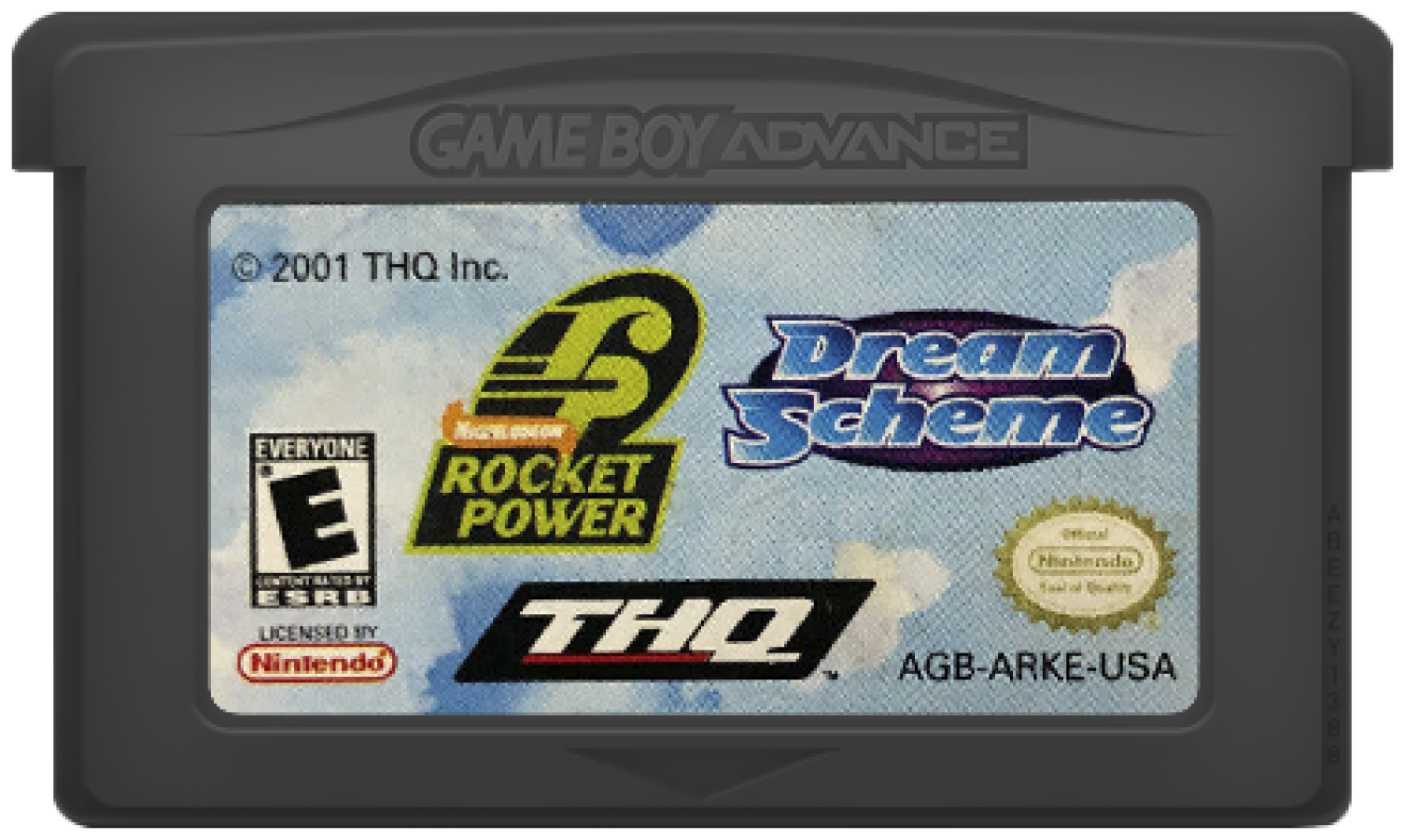 Boy Advance retro video game cartridge featuring action sports gameplay skateboarding BMX style challenges beach themed environments team based missions cartoon inspired visuals extreme sports adventure and portable handheld gaming experience on the GBA system