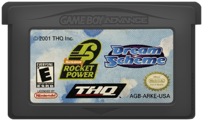 Boy Advance retro video game cartridge featuring action sports gameplay skateboarding BMX style challenges beach themed environments team based missions cartoon inspired visuals extreme sports adventure and portable handheld gaming experience on the GBA system