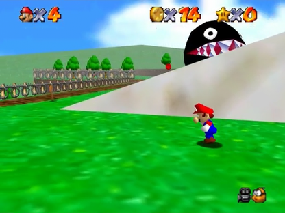 Super Mario 64 gameplay for Nintendo 64 (N64) video game