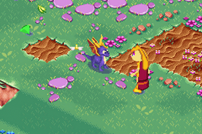 Spyro 2 Season of Flame – Game Boy Advance (GBA) Gameplay Art