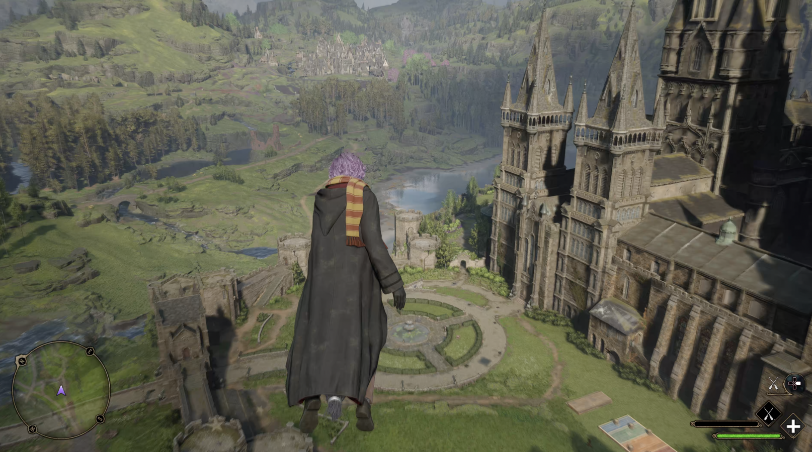 Hogwarts Legacy PlayStation 4 PS4 for retro video game enthusiasts featuring open world fantasy role playing gameplay magical spell casting exploration of the wizarding world character customization story driven quests mythical creatures and collectible gaming appeal gameplay 