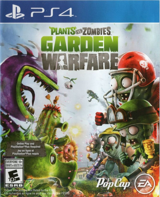 Plants vs. Zombies: Garden Warfare cover art for Playstation 4 (PS4) video game